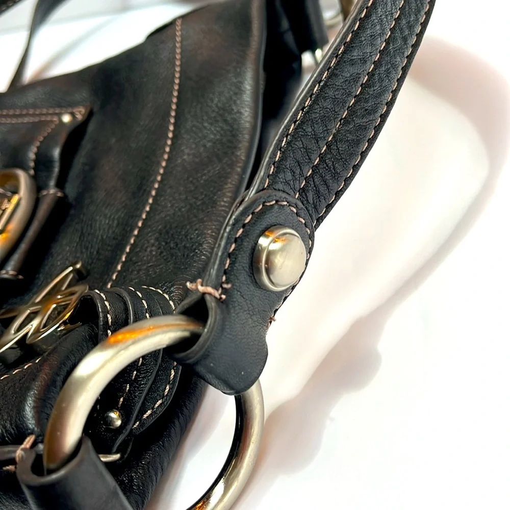 B Makowsky Crossbody Leather Purse - Picture 4 of 7